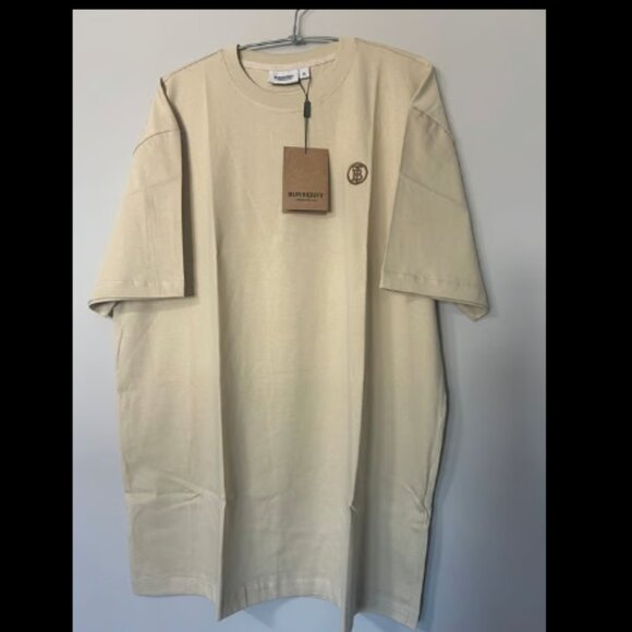 Burberry T-Shirt Men XL Cream Color - Picture 2 of 4
